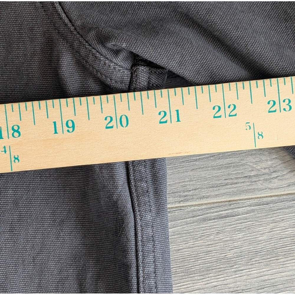 Eddie Bauer  Mens Gray Cotton Canvas Button Down Utility Shacket Size M - Picture 4 of 10